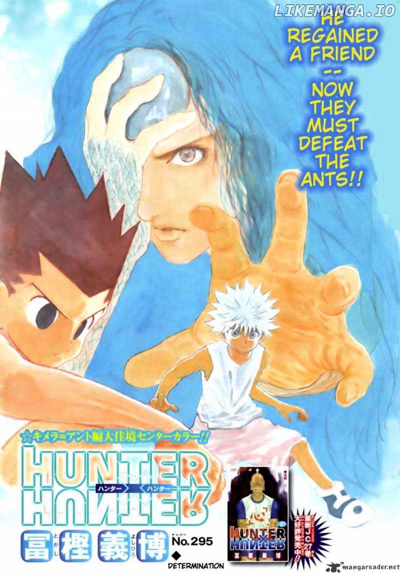 Hunter x Hunter, Chapter 295 image 01
